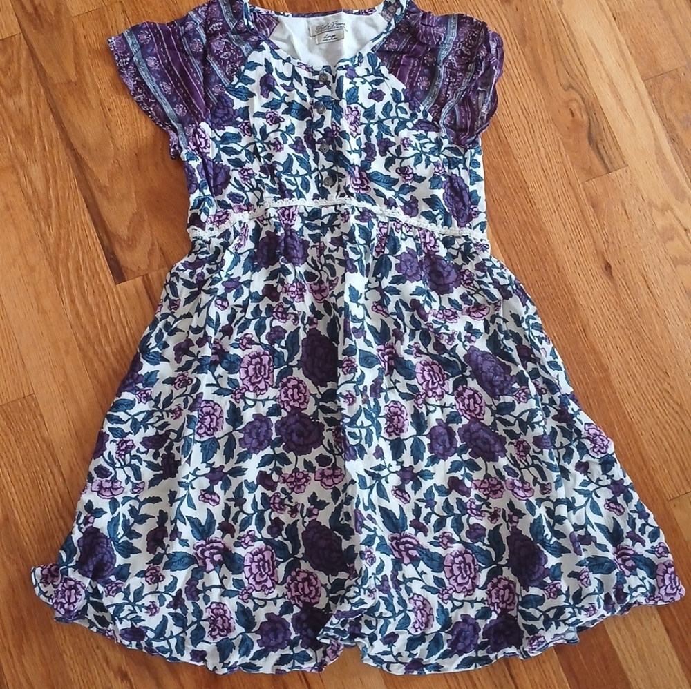 Dress Bohemian Style Girl Size 10-12